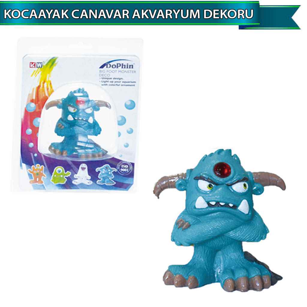 DOPHİN KOCAAYAK CANAVAR AKVARYUM DEKORU