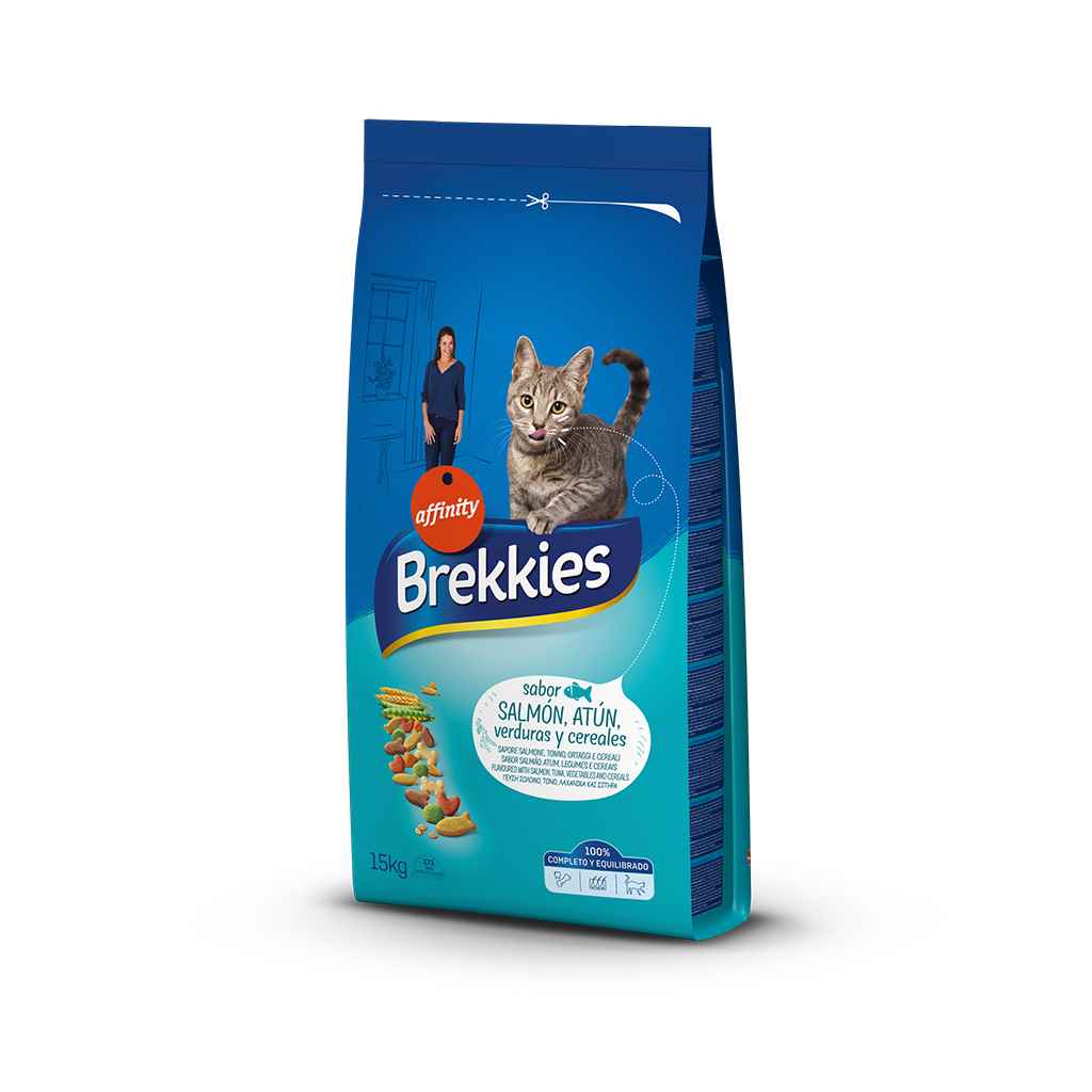 BREKKIES EXCEL CAT MİX FİSH 15 KG