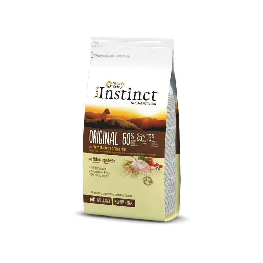 T INSTINCT DOG ORI.MED/MAX PUPPY CHICKEN 600 g