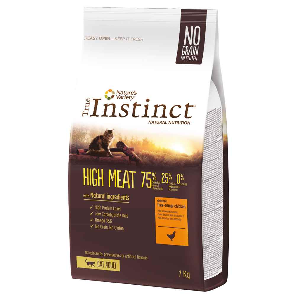 T INSTINCT CAT HIGH MEAT ADULT CHICKEN 1 KG