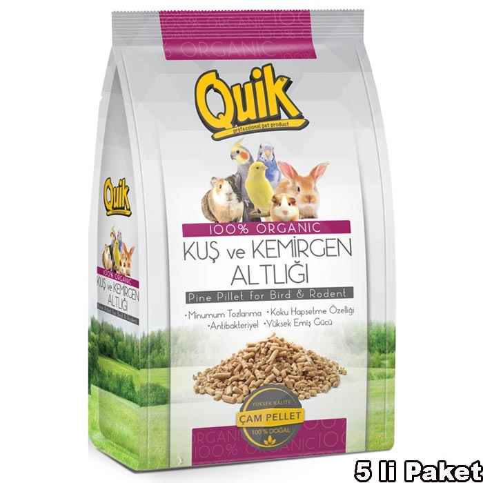 Quik Kemirgen ve Kuş Altlığı 1 Kg 5