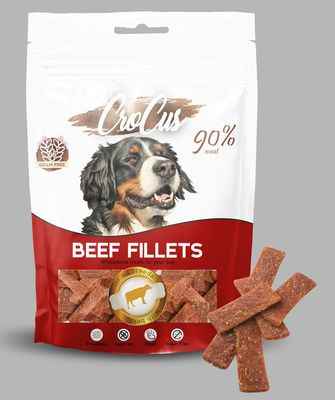 CROCUS FILLETS BİFTEKLİ TAHILSIZ KÖPEK ÖDÜLÜ 80 GR