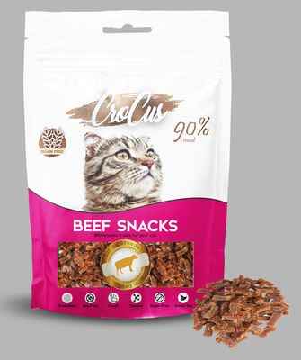 CROCUS SNACK BİFTEKLİ TAHILSIZ KEDİ ÖDÜLÜ 80 GR