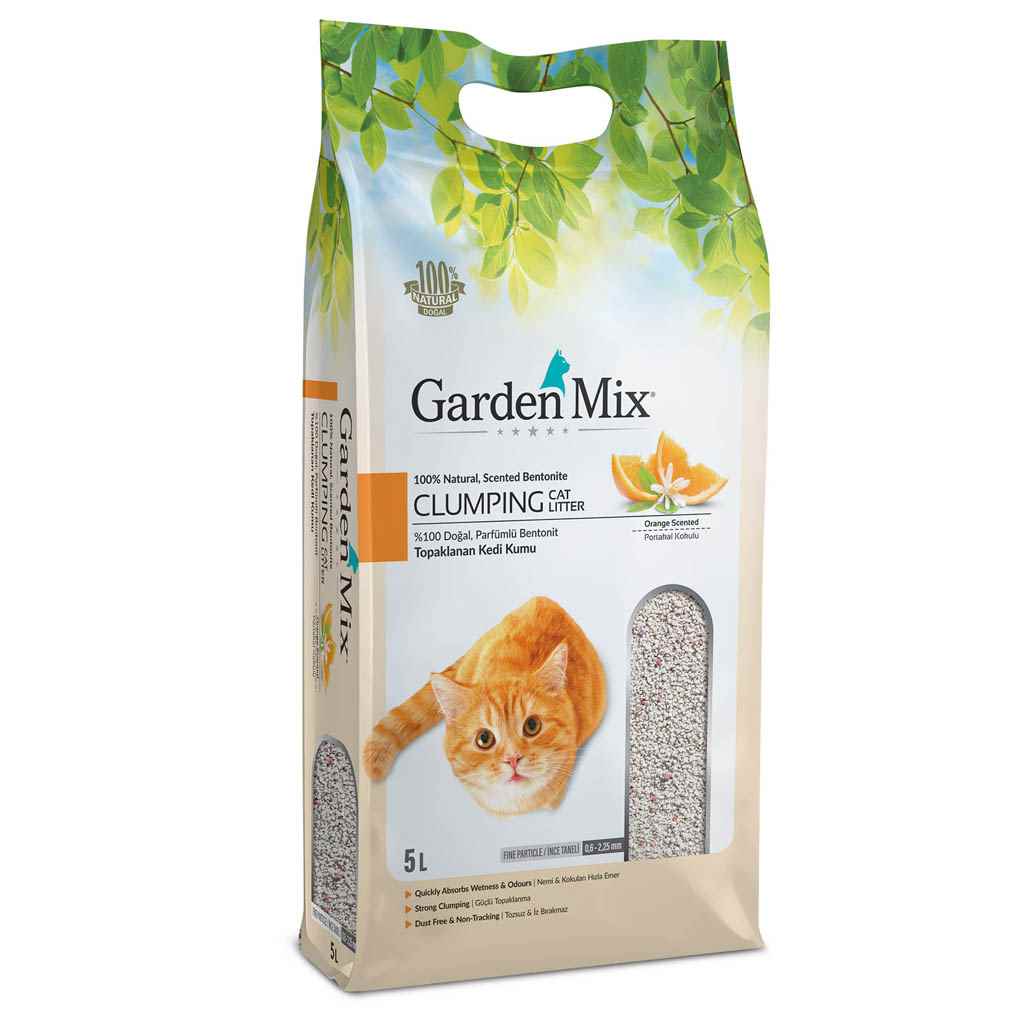 GARDENMİX BENTONİT PORTAKALLI İNCE 5L 