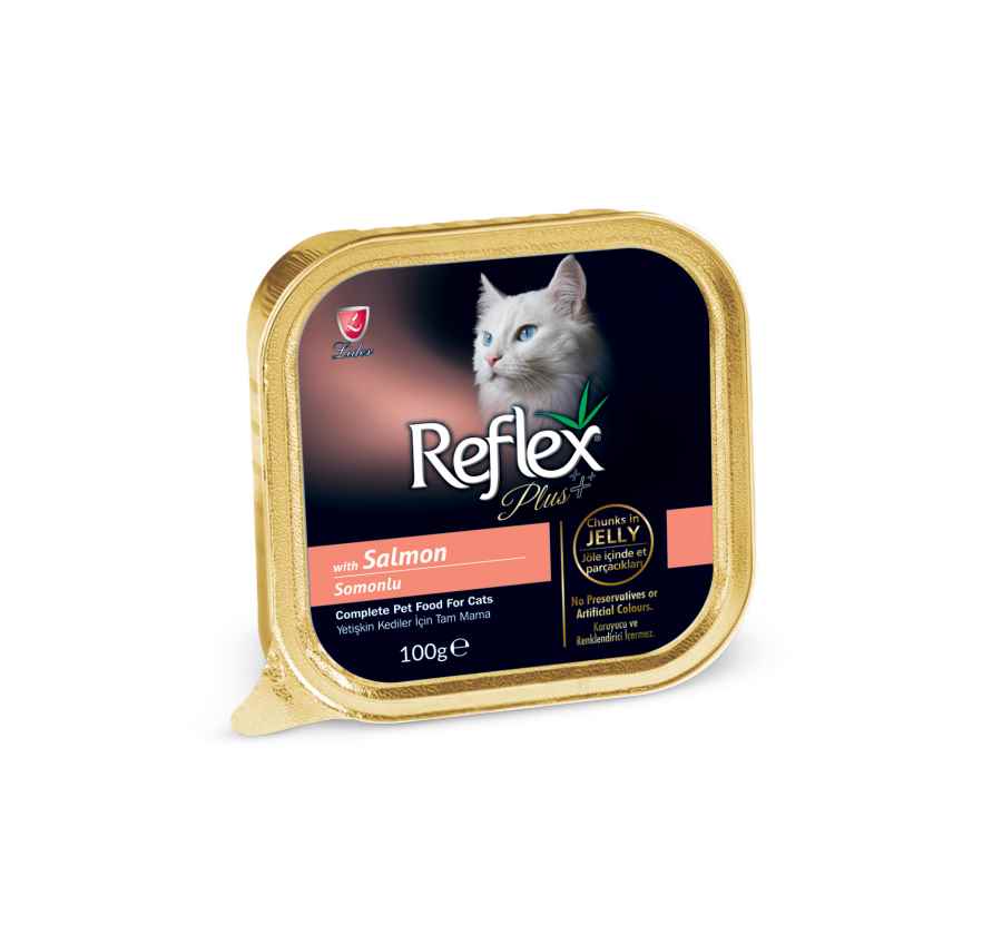 Reflex Plus Somonlu Kedi Konserve Jöle İçinde 100 Gr Aluminyum