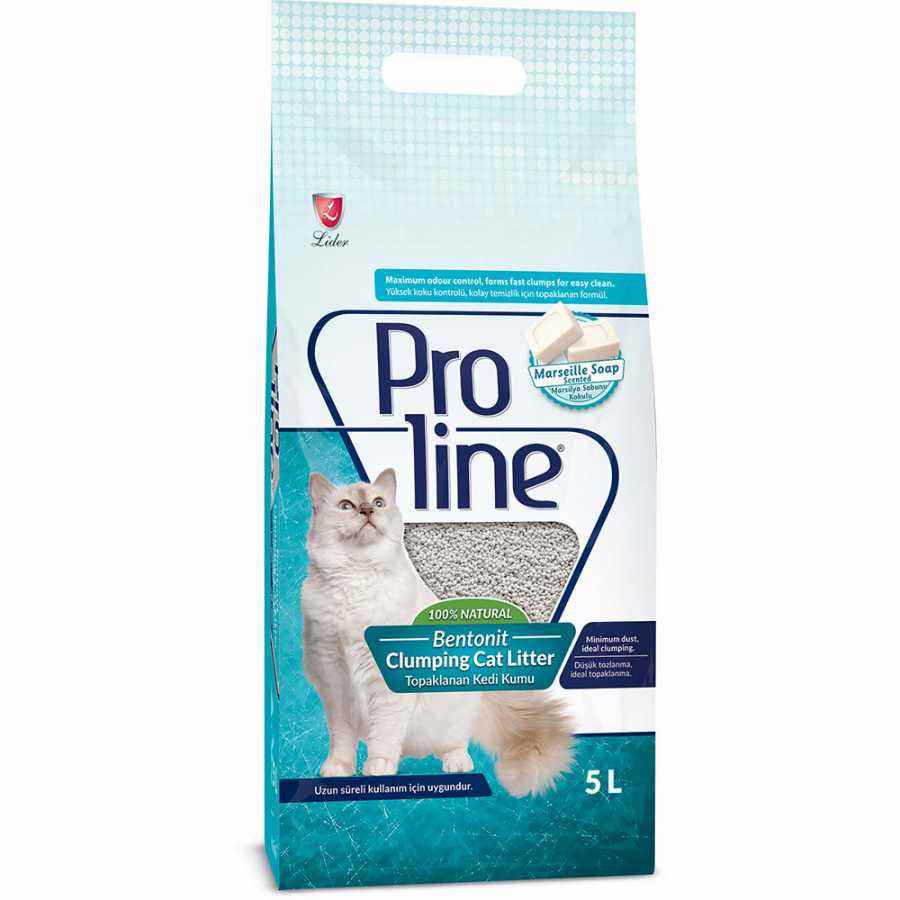 PROLINE  MARSİLYA SABUN KOKULU KEDİ KUMU 5 LT