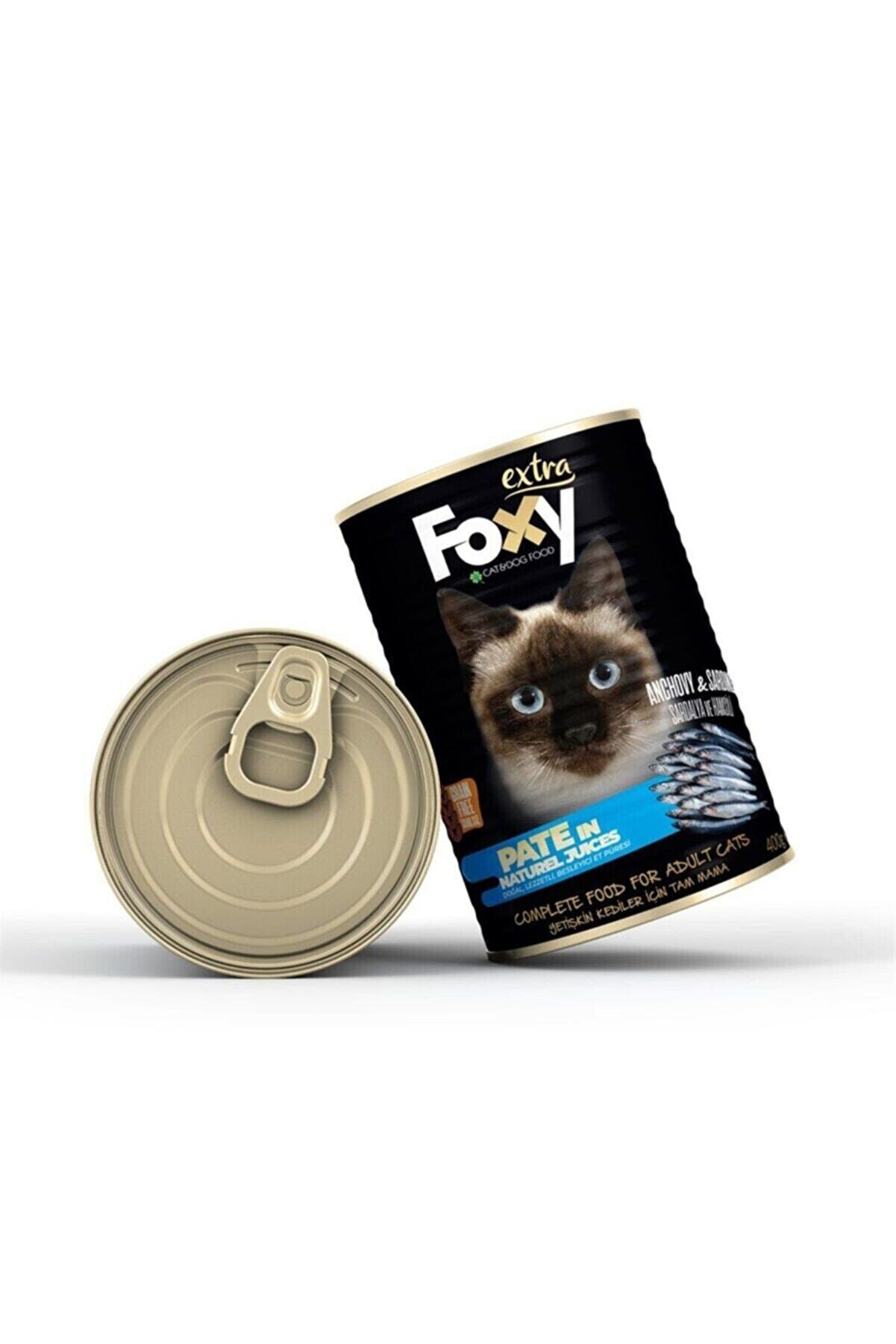 Foxy Ezme Yetişkin Kedi Konserve Çeşitleri 400 Gr x 24 Adet