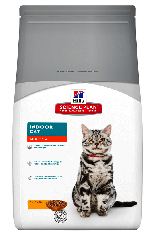 Hills Science Plan Evde Yaşayan Kediler için Tüy Yumagı Kontrolu Tavuklu Yetişkin Kedi Maması 1.5 Kg