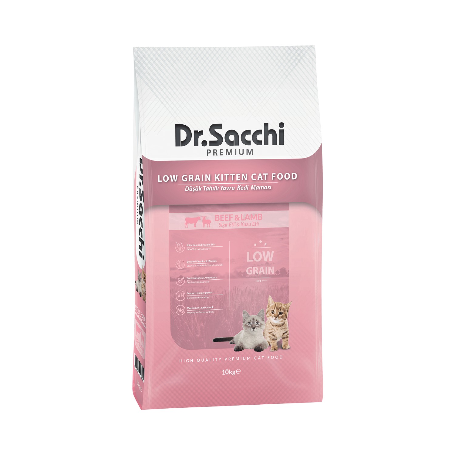 Dr Sacchi Premium Düşük Tahıllı Yavru Kedi Maması 10 Kg