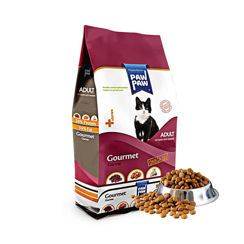 Paw Paw Gourmet Yetişkin Kedi Maması 15 Kg