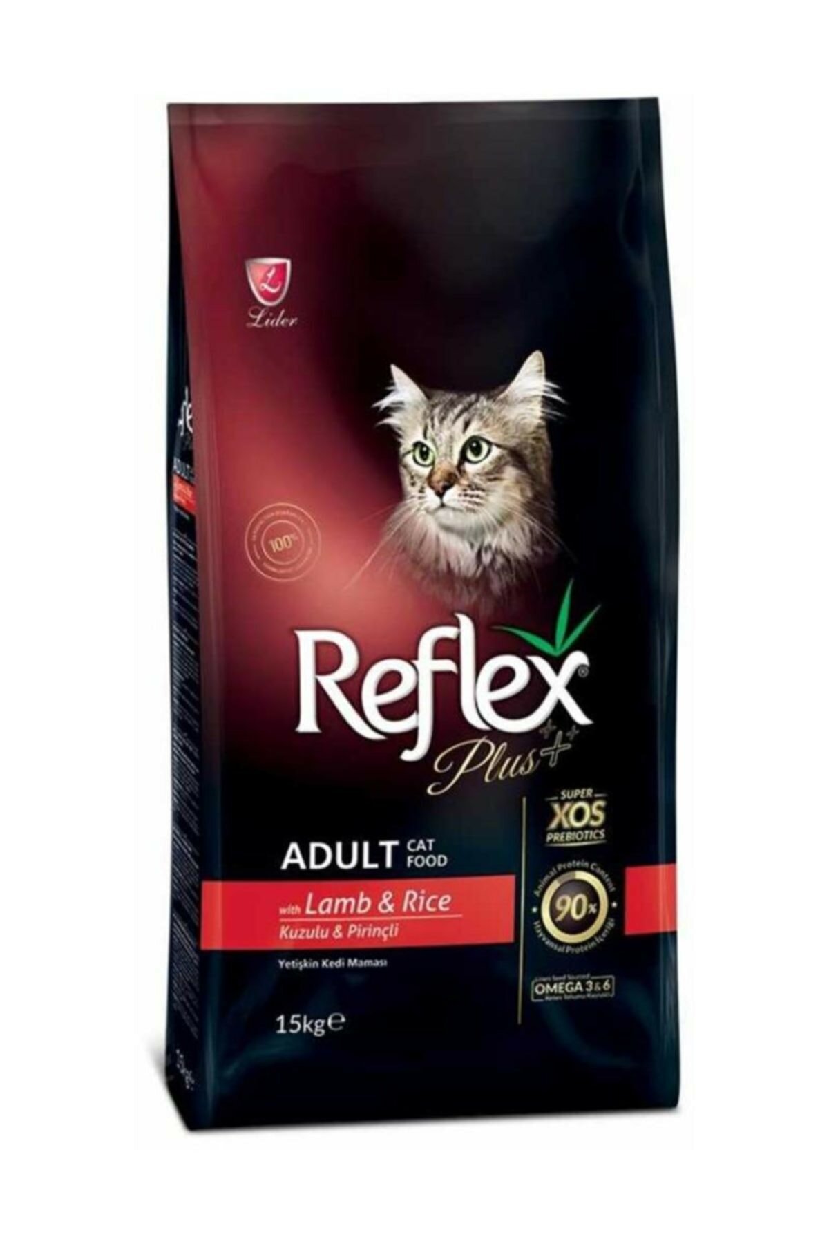 Reflex Plus 15 Kg Kuzu Etli Yetişkin Kedi Maması