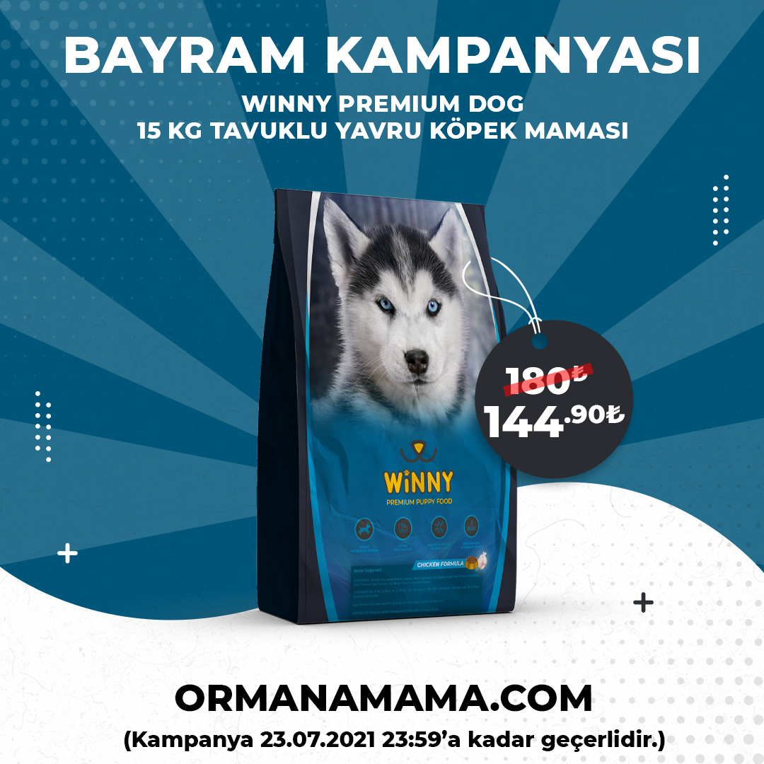 Winny Premium 15 Kg Kuzu Etli Yetişkin Köpek Maması