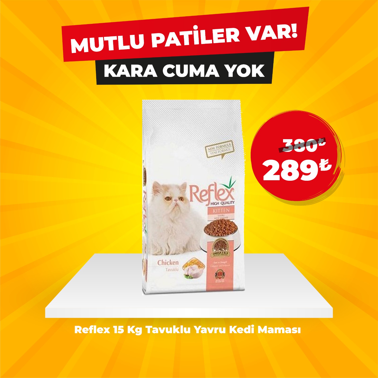 Reflex 15 Kg Tavuklu Yavru Kedi Maması