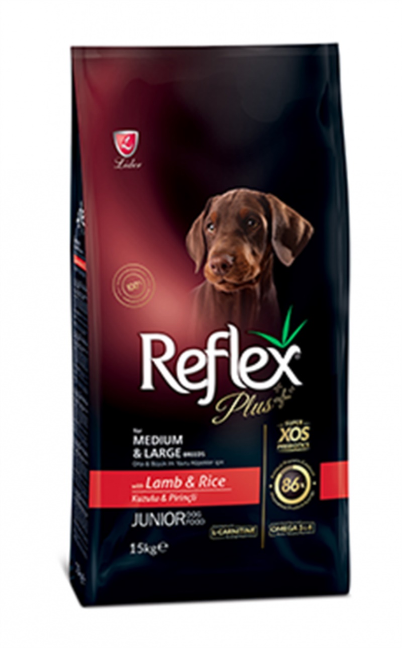Reflex Plus 1Kg Kuzu Etli Pirinçli Yavru Köpek Maması