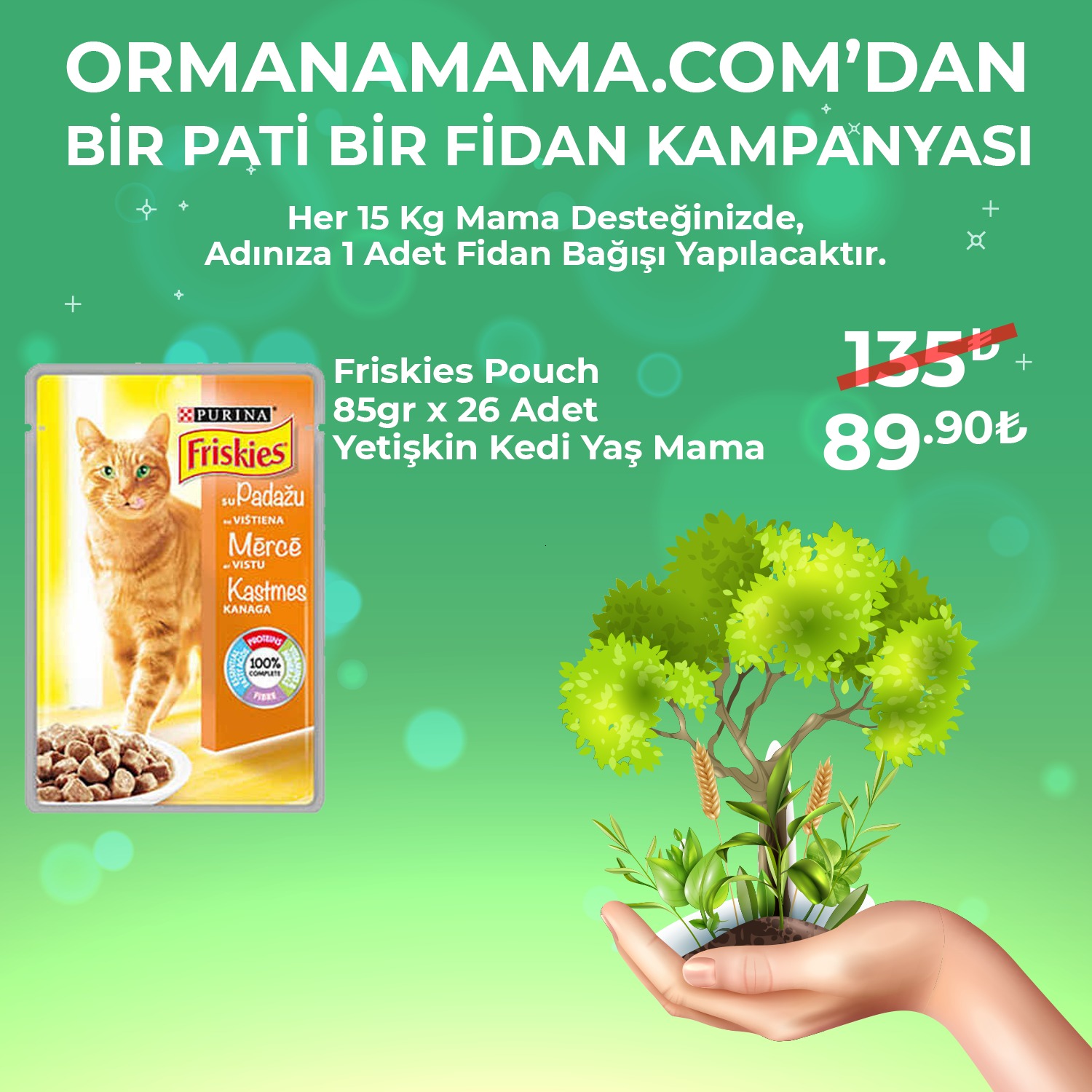 Friskies Pouch 100 Gr x 20 Adet + 6 Adet Hediyeli (Fidan Hediyeli)