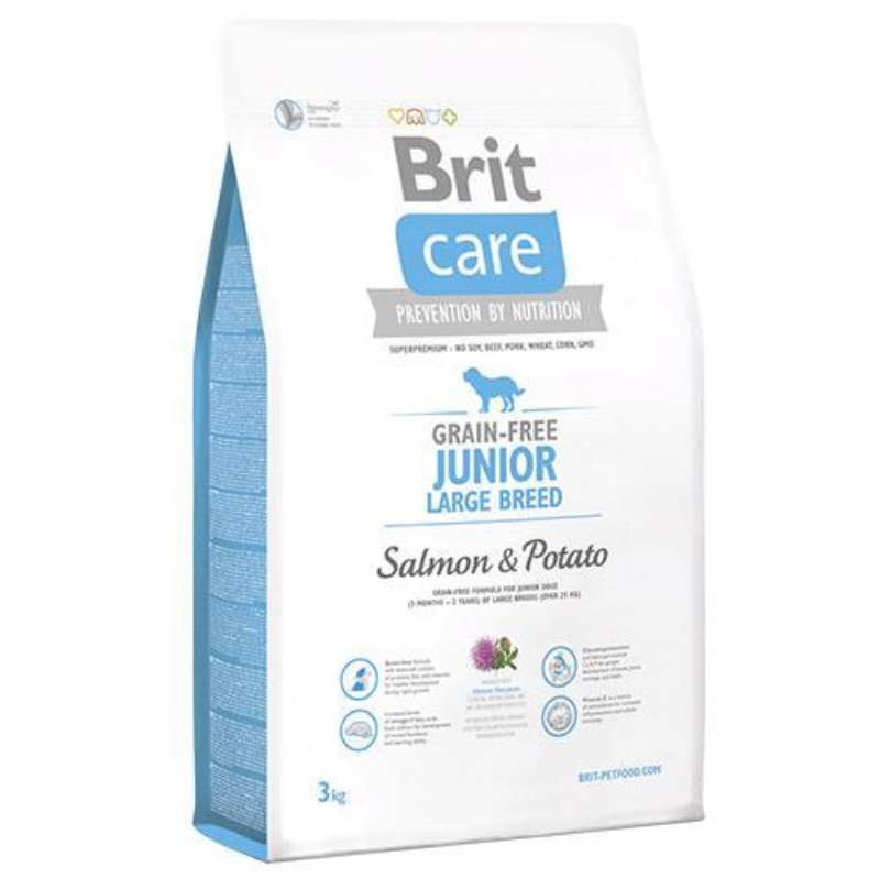 Brit Care Junior Large Somon Büyük Irk Yavru Köpek Maması 3 Kg