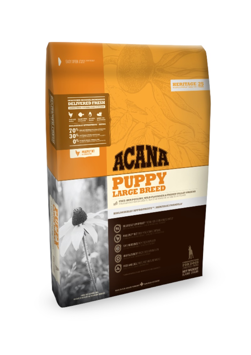 Acana Puppy Large Tahılsız Tavuklu Ve Balıklı Yavru Köpek Maması 17 Kg