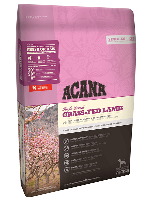 Acana Grass-Fed Lamb Kuzu Etli Ve Elmalı Yetişkin Köpek Maması 2 Kg