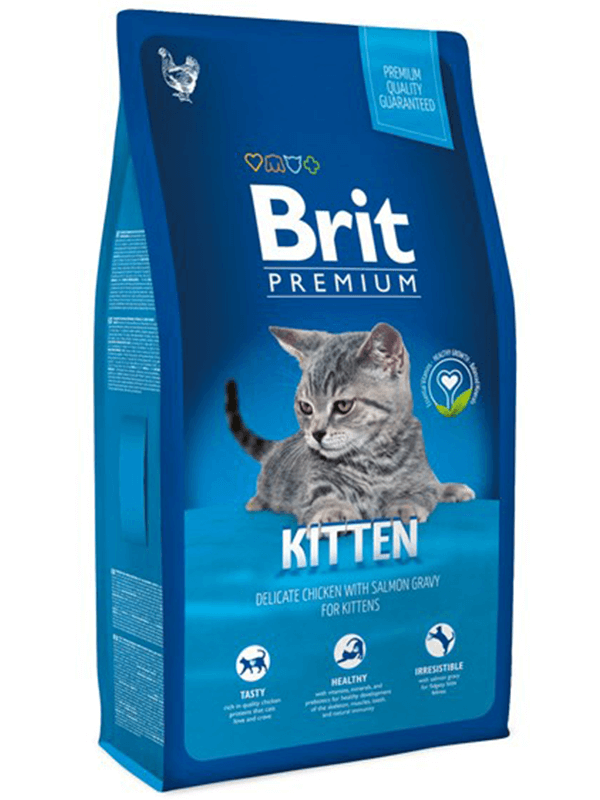 Brit Premium Kitten Tavuk ve Somonlu Yavru Kedi Maması 8 Kg