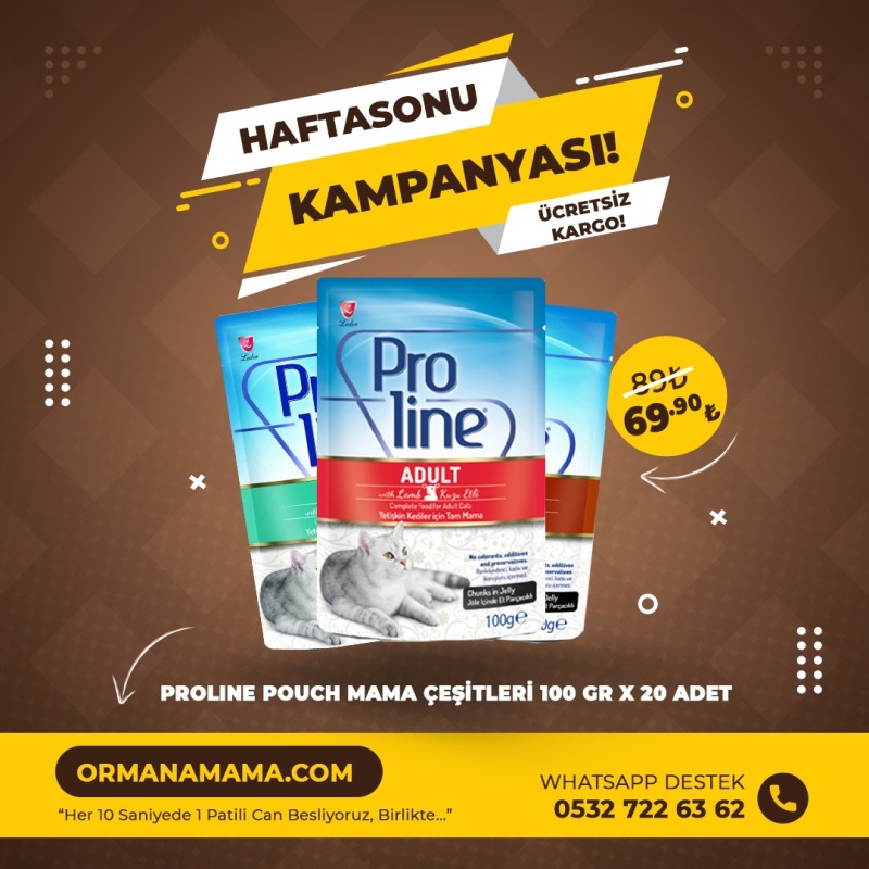 Proline Pouch 100Gr Mama Çeşitleri x 20 Adet