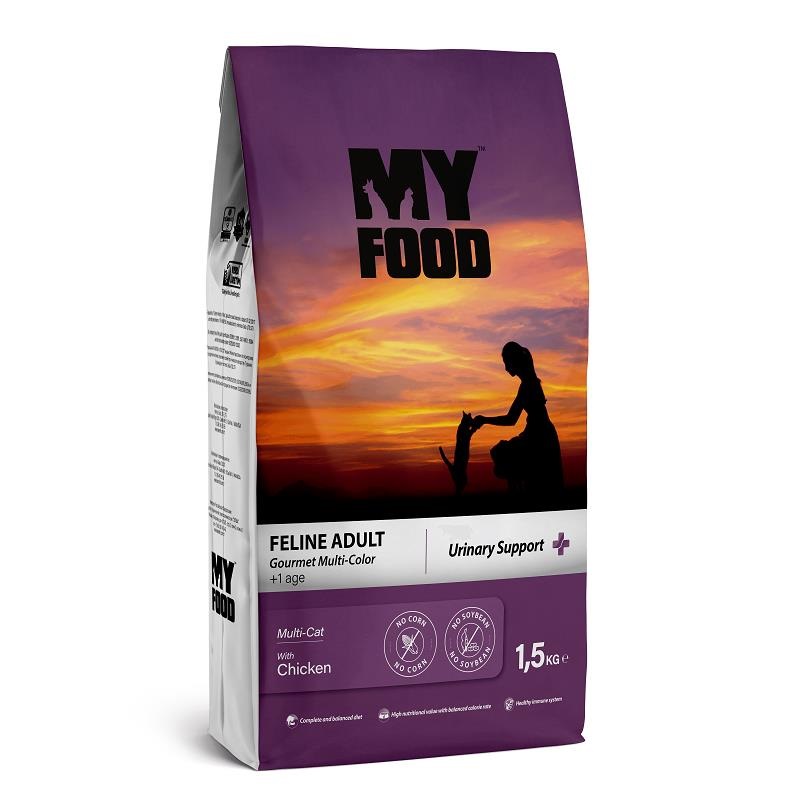 My Food Gurme Yetişkin Kedi Maması Urinary Support 1,5 Kg