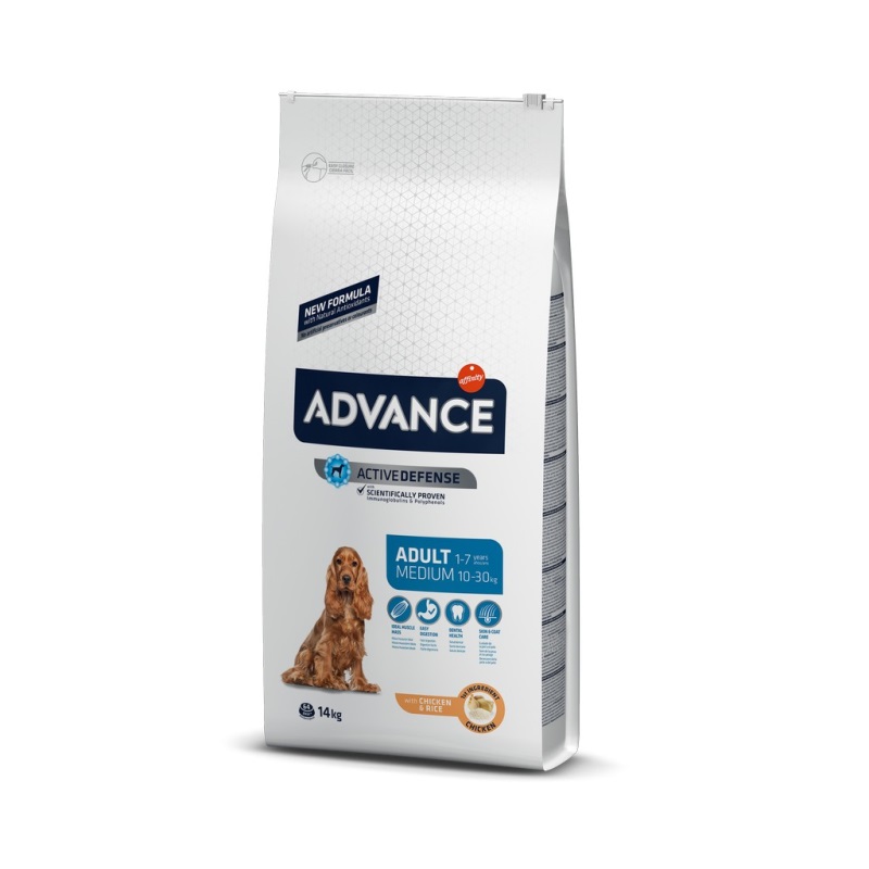 Advance Tavuklu Orta Irk Yetişkin Köpek Maması 14kg