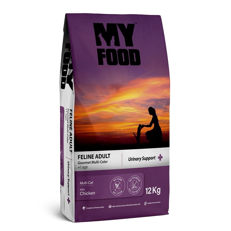 My Food Gurme Tavuklu Yetişkin Kedi Maması Urinary Support 12 Kg