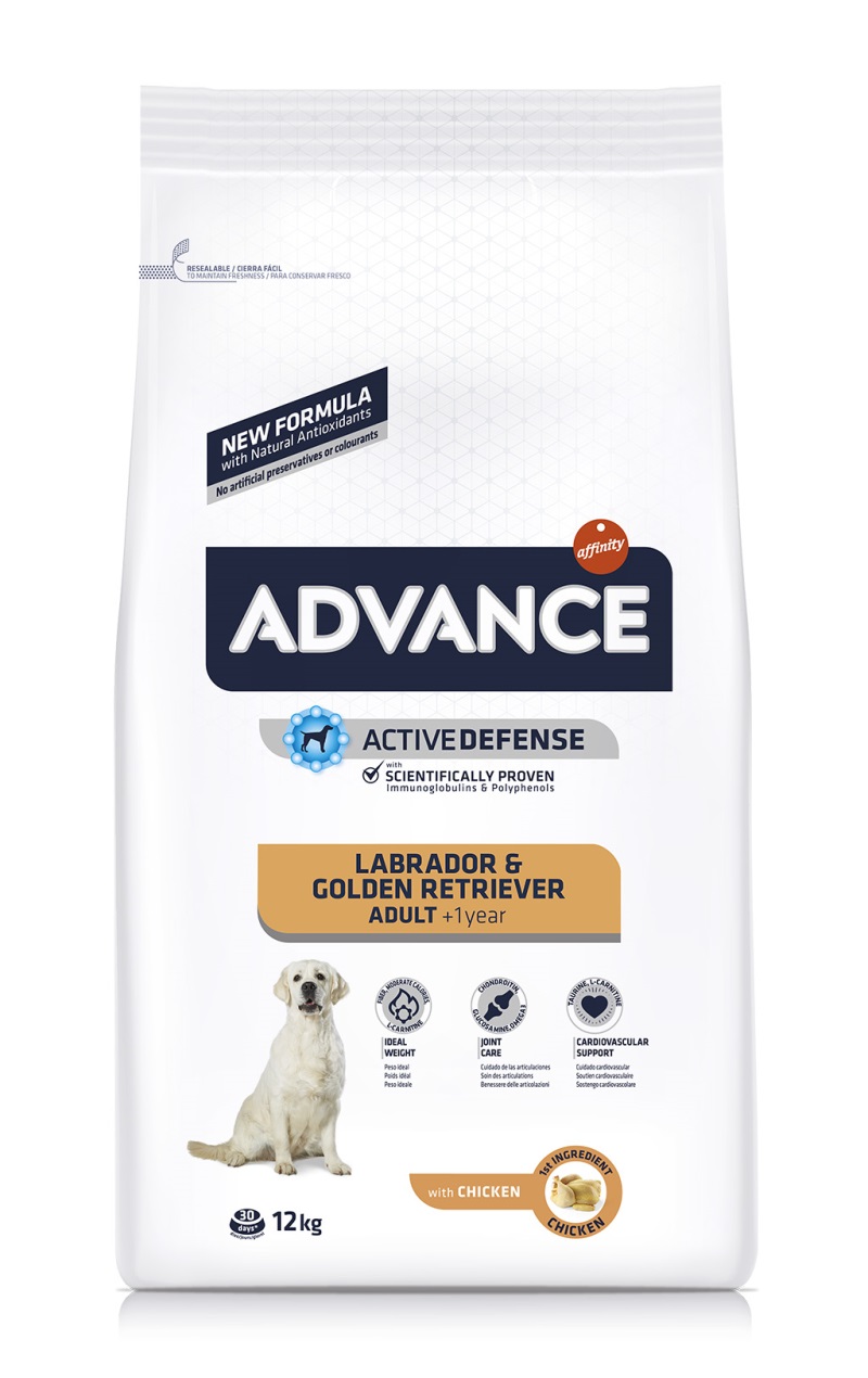 Advance Labrador ve Golden Retriever Yetişkin Köpek Maması 12 Kg