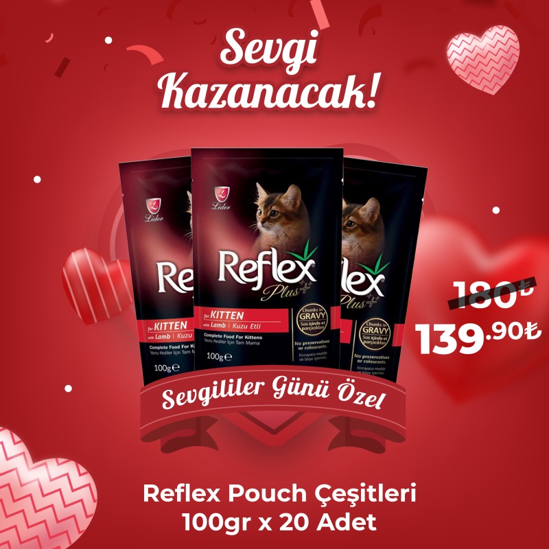 Reflex Pouch Çeşitler 100gr x 20 Adet