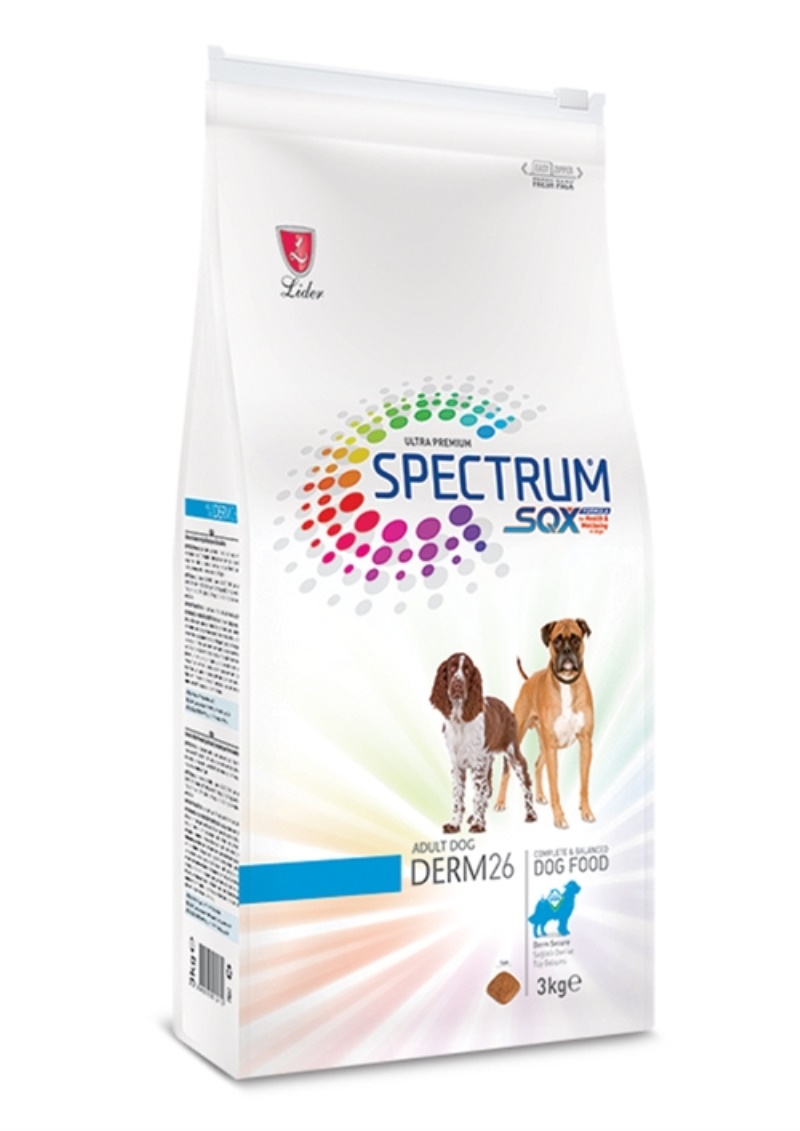 Spectrum Derm26 Hassas Derili Köpek Maması 3 Kg