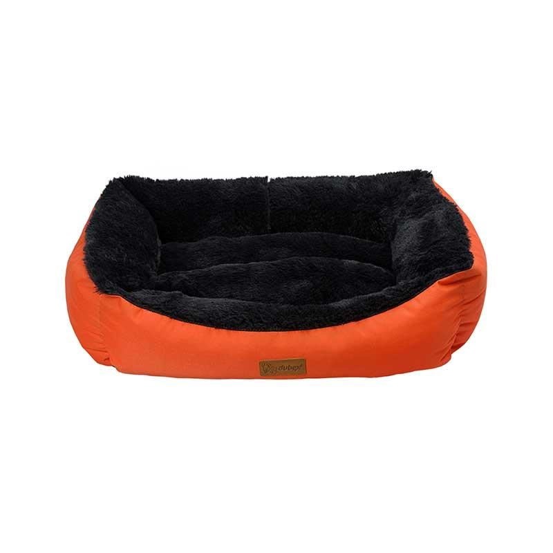 Dubex Jellybean Peluş Kedi ve Köpek Yatağı 50x38x19cm Turuncu (Small)