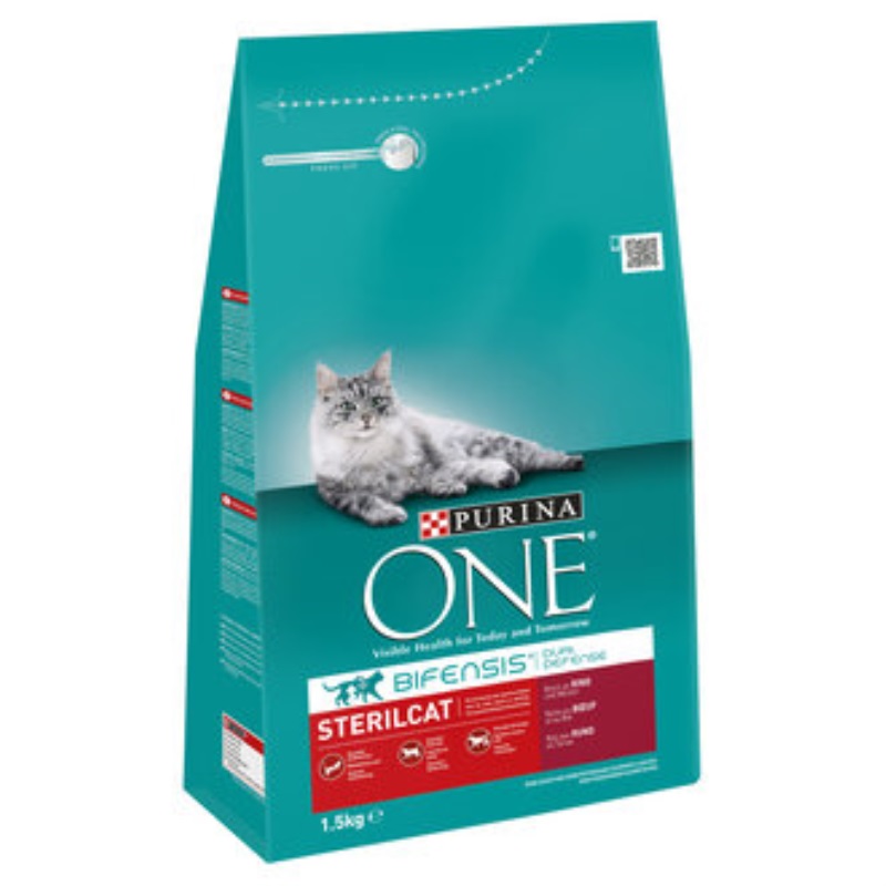 Purina One Steril Sığır Etli Kedi Maması 1,5 Kg