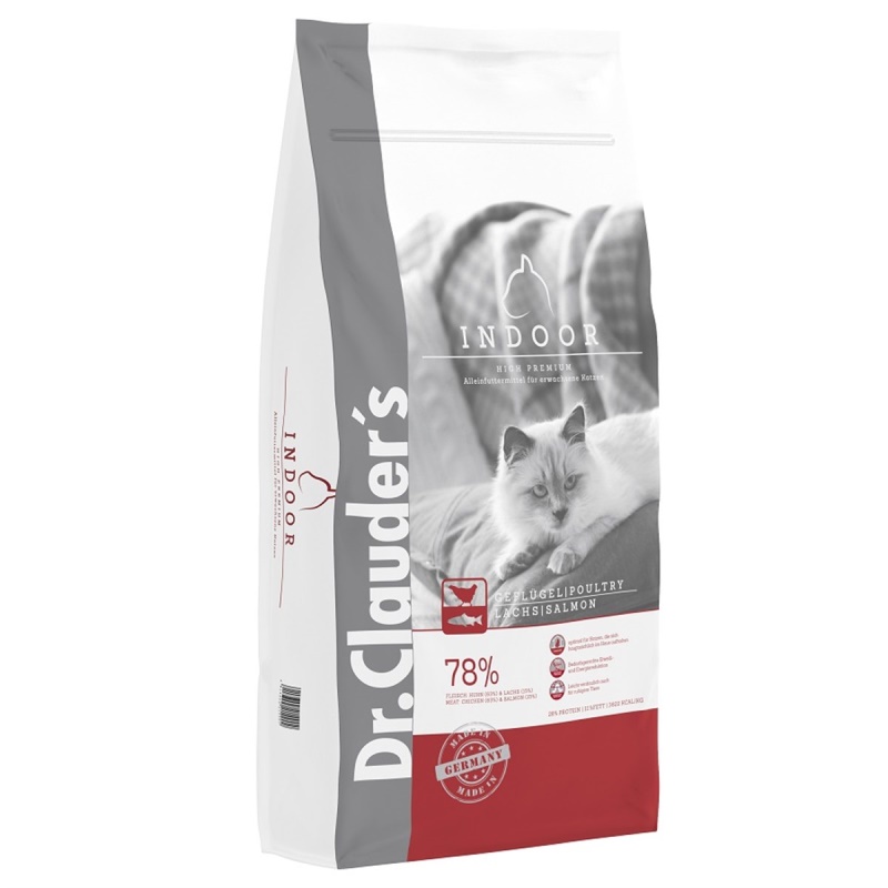 Dr.Clauders Glutensiz Tavuklu Balıklı Indoor Kedi Maması 10 Kg