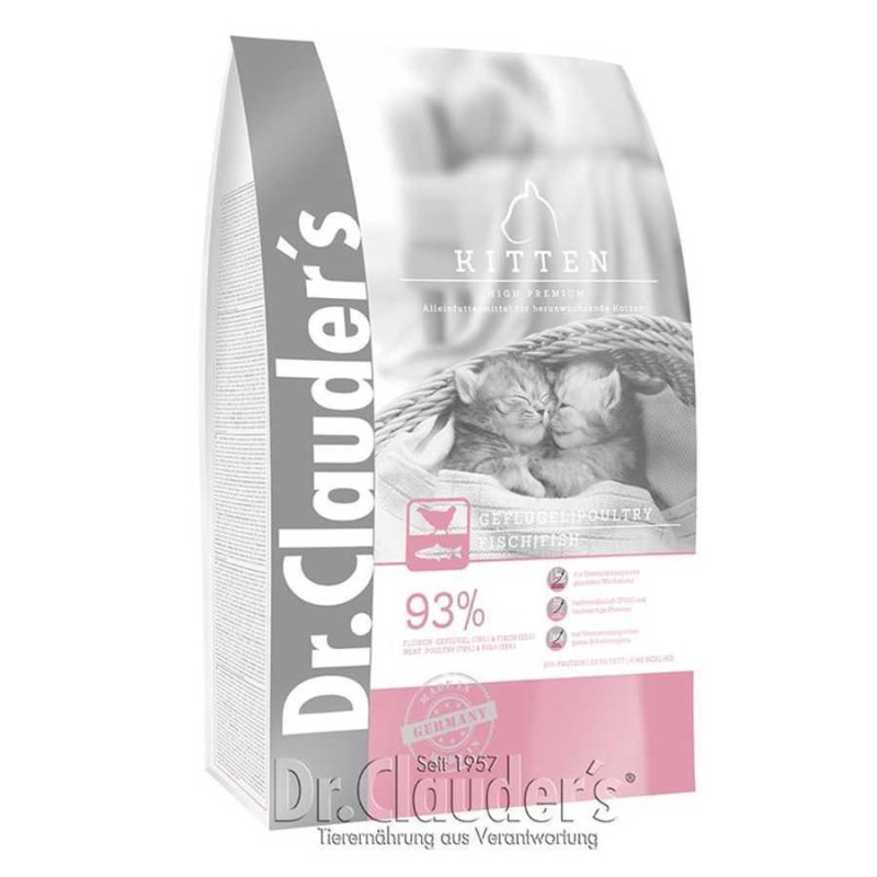 Dr.Clauders Glutensiz Tavuklu Balıklı Yavru Kedi Maması 1.5 Kg