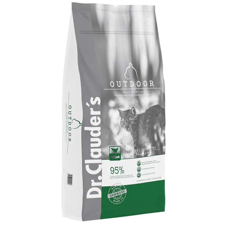 Dr.Clauders Glutensiz Tavuklu Balıklı Outdoor Kedi Maması 10 Kg