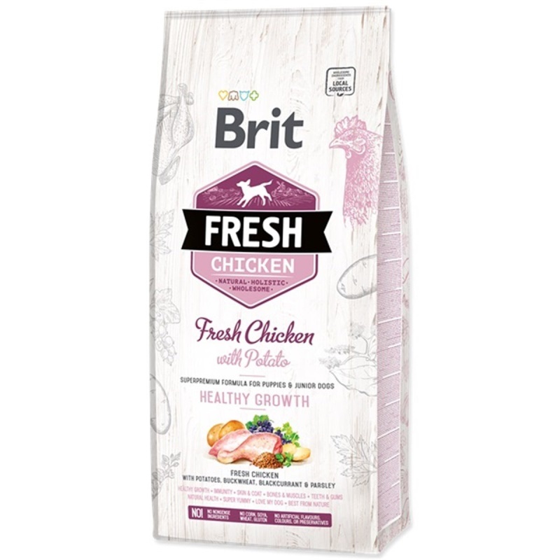 Brit Fresh Tavuklu Patatesli Yavru Köpek Maması 12 kg