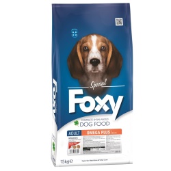 Foxy Dog Omega Plus Yetişkin Köpek Maması 15 Kg